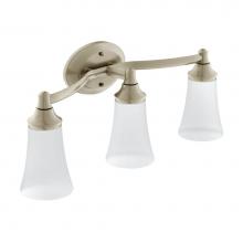 Moen YB2863BN - Brushed Nickel Three Globe Bath Light