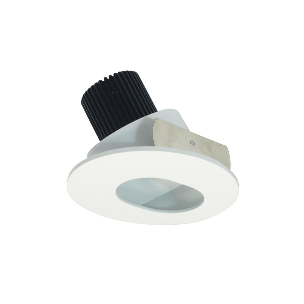 4" Iolite LED Round Adjustable Slot Aperture, 10-Degree Optic, 800lm / 12W, 2700K, Matte Powder