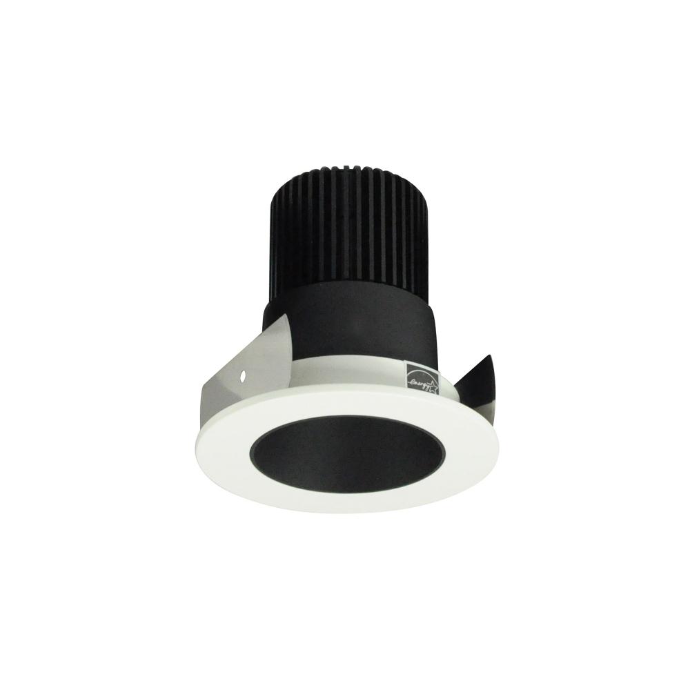 2" Iolite LED Round Reflector, 1000lm / 14W, 3000K, Black Reflector / White Flange