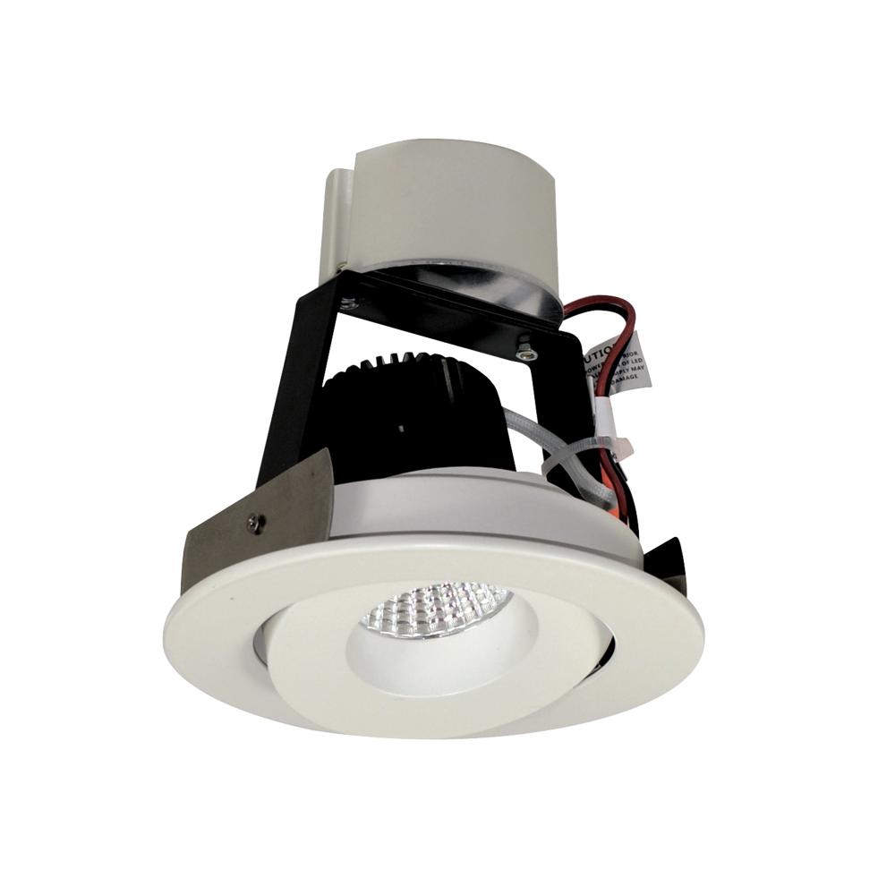 4" Iolite LED Round Adjustable Gimbal Retrofit, 1000lm / 12W, 3500K, White Finish