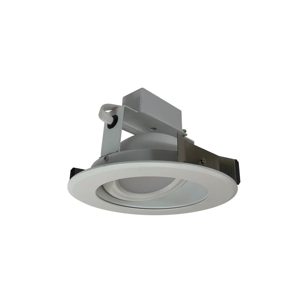 5" Cobalt Adjustable LED Retrofit, 1200lm / 14W, 3000K, White Reflector / White Flange