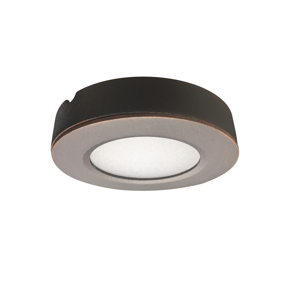 24V Josh LED Puck Light, 300lm / 3000K, Bronze Finish