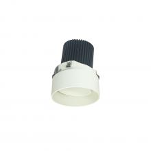 Nora NIO-2RTLA40QWW - 2" Iolite LED Round Trimless Adjustable, 10-Degree Optic, 800lm / 12W, 4000K, White Adjustable /