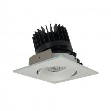 Nora NIO-4SC40XWW/HL - 4" Iolite LED Square Adjustable Cone Reflector, 1500lm/2000lm/2500lm (varies by housing), 4000K,