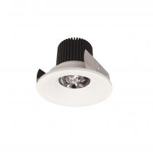 Nora NIOB-2RNB30QWW - 2" Iolite LED Round Bullnose, 10-Degree Optic, 800lm / 12W, 3000K, White Finish