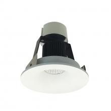 Nora NIR-4RNB30XMPW/10 - 4" Iolite LED Round Bullnose Retrofit, 1000lm / 12W, 3000K, Matte Powder White Finish