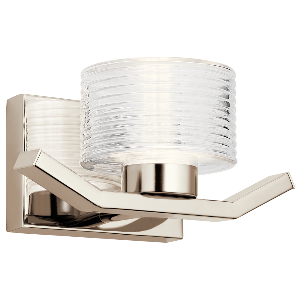 Lasus™ 1 Light LED Wall Sconce Polished Nickel