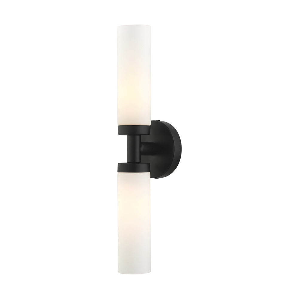 2 Lt Black ADA Vanity Sconce