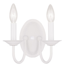 Livex Lighting 4152-03 - 2 Light White Wall Sconce