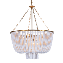 Kanova Lighting KCH1115W-9BS - Alberobello Single-tier Chandelier