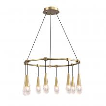 Kanova Lighting KCH3104-8BS - Ayla 1 - Tier Round Chandelier