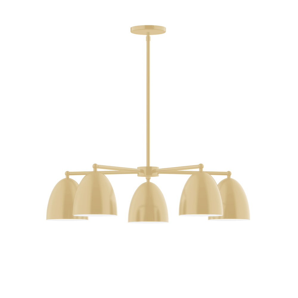 5-Light Jill Chandelier, Ivory
