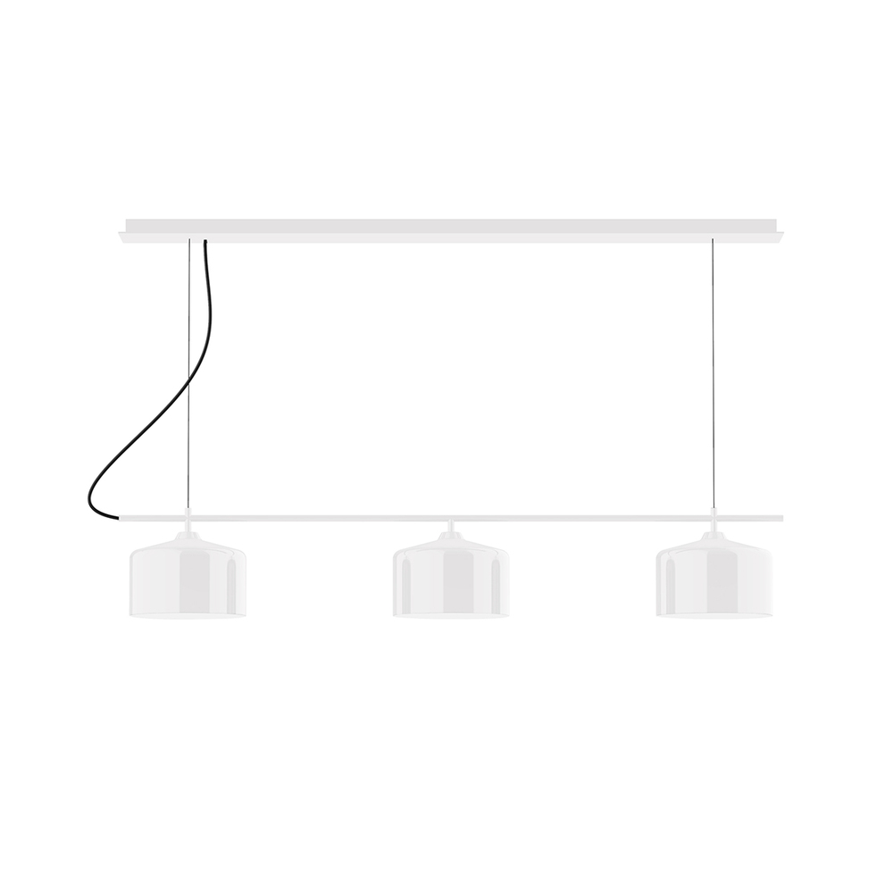 3-Light Linear Axis Chandelier (8.5" J-Series pack)