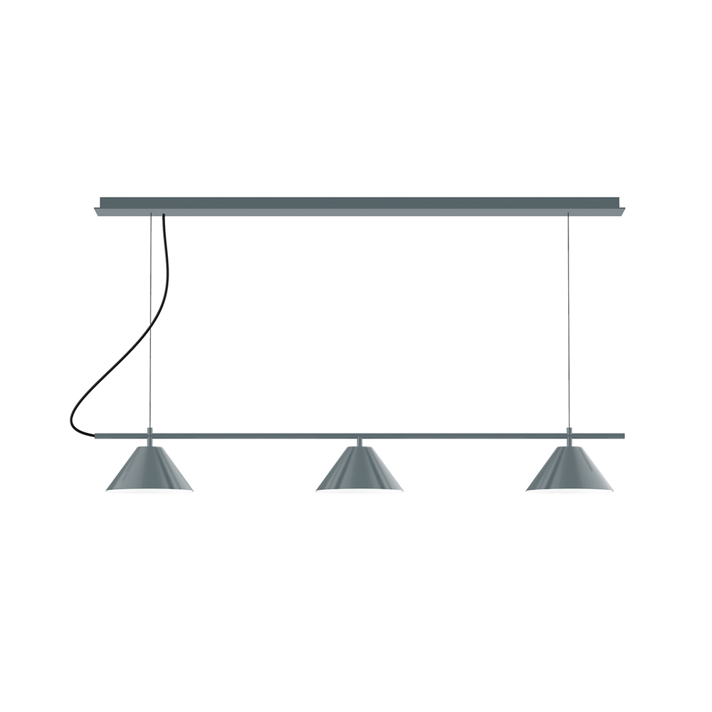 3-Light Linear Axis Chandelier (8" Axis pack)