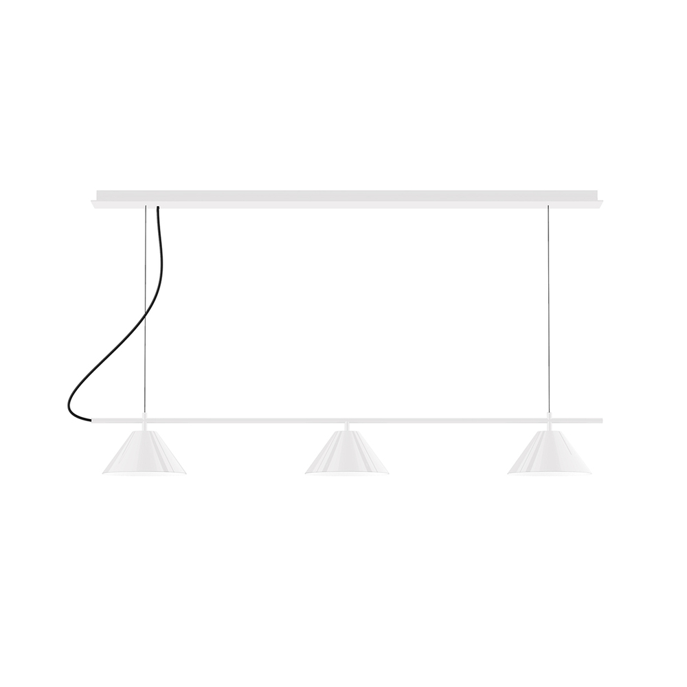 3-Light Linear Axis Chandelier (8" Axis pack)