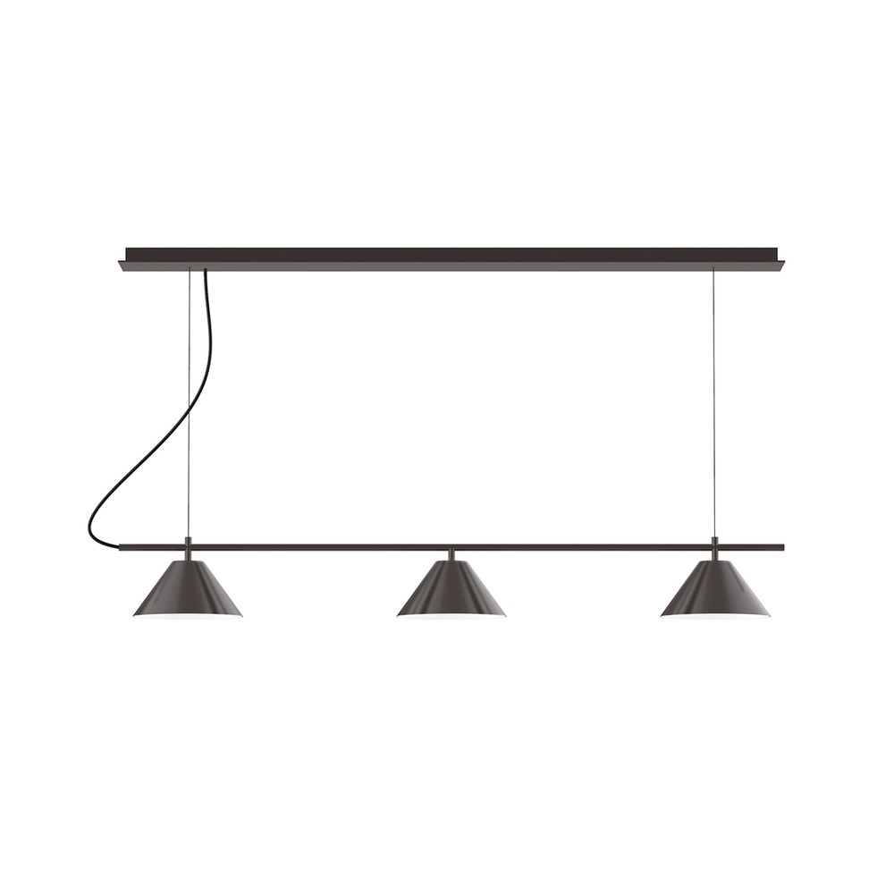 3-Light Linear Axis Chandelier (8" Axis pack)