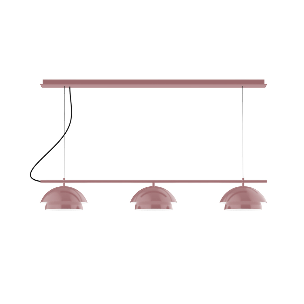 3-Light Linear Axis Chandelier (12" Nest pack)