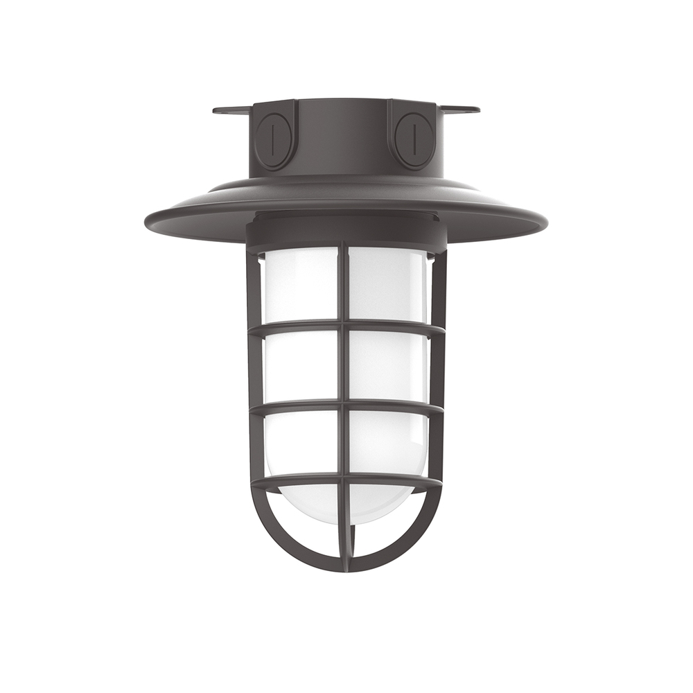 8 1/4" Vaportite flush mount ceiling light, Bronze Matte