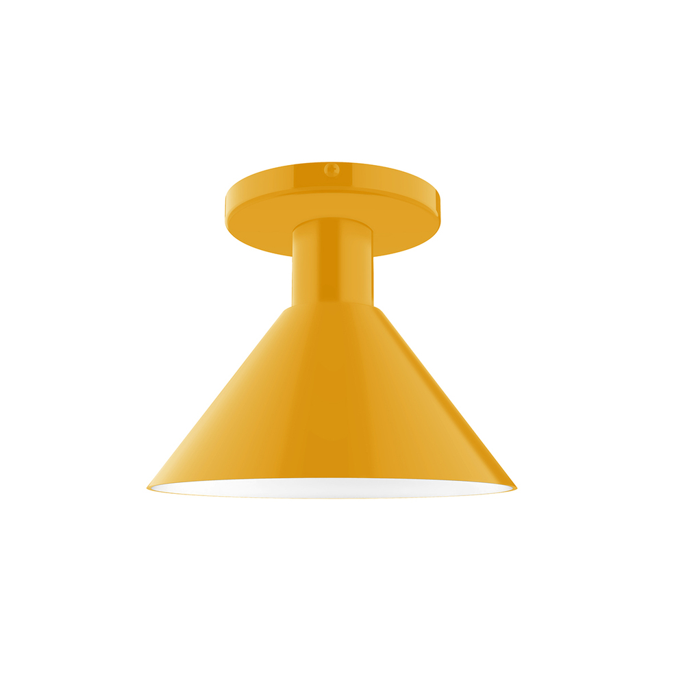 8" Chase Flush Mount, Bright Yellow