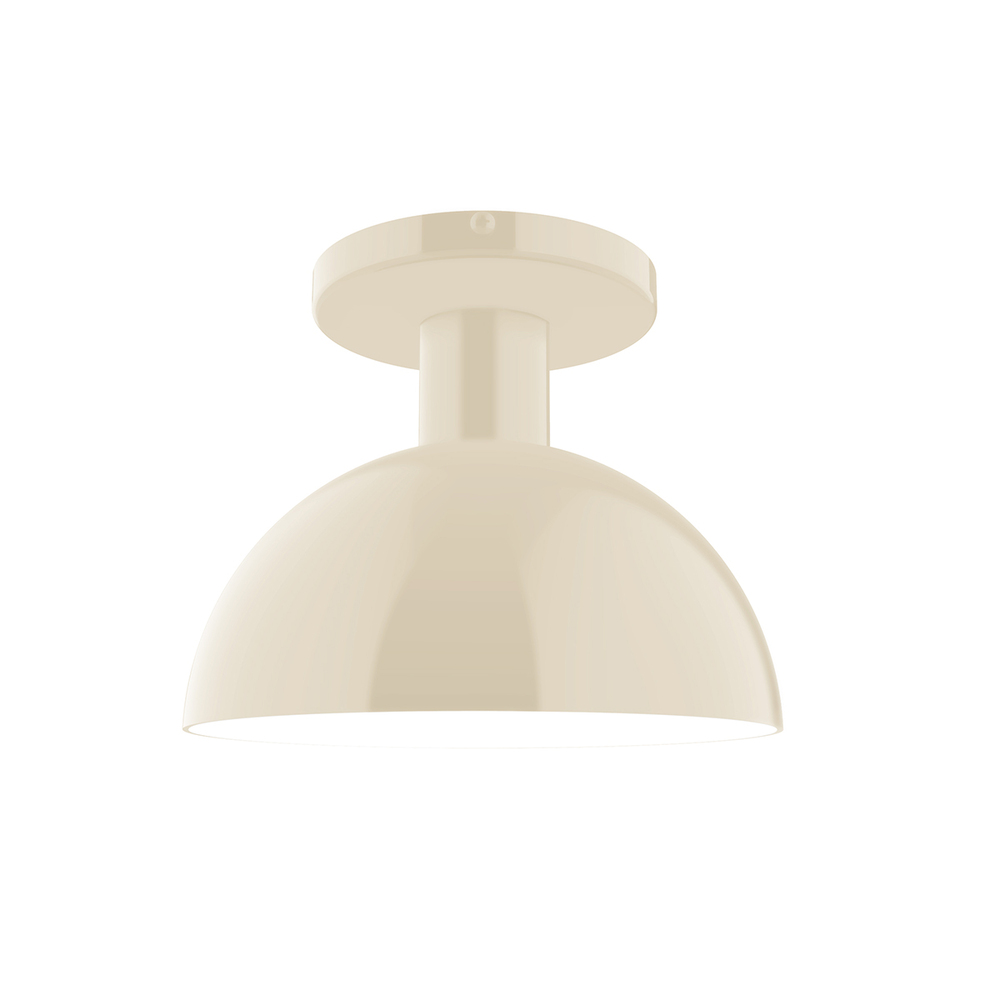 8" Ray Flush Mount, Silk Gray