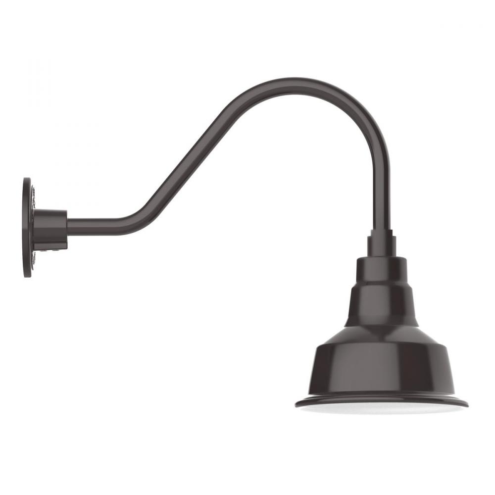 Warehouse 8" gooseneck wall light