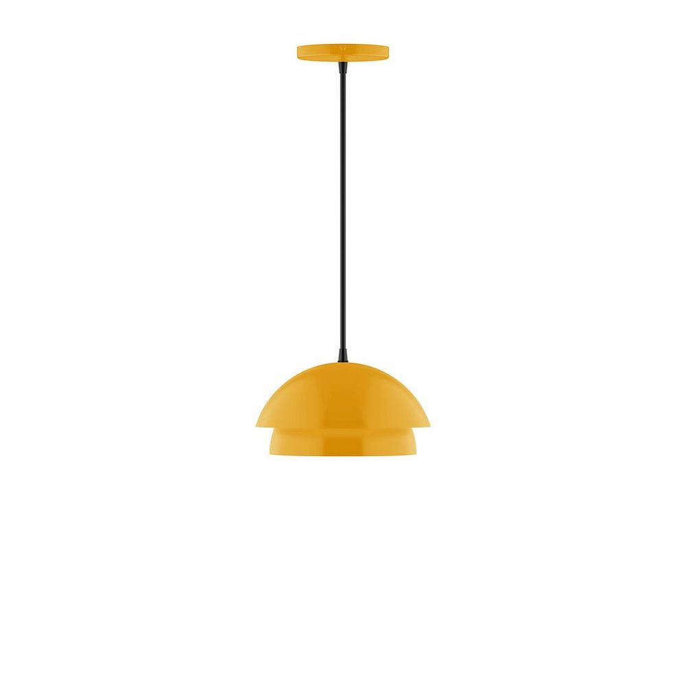 10" Nest LED Pendant, Bright Yellow