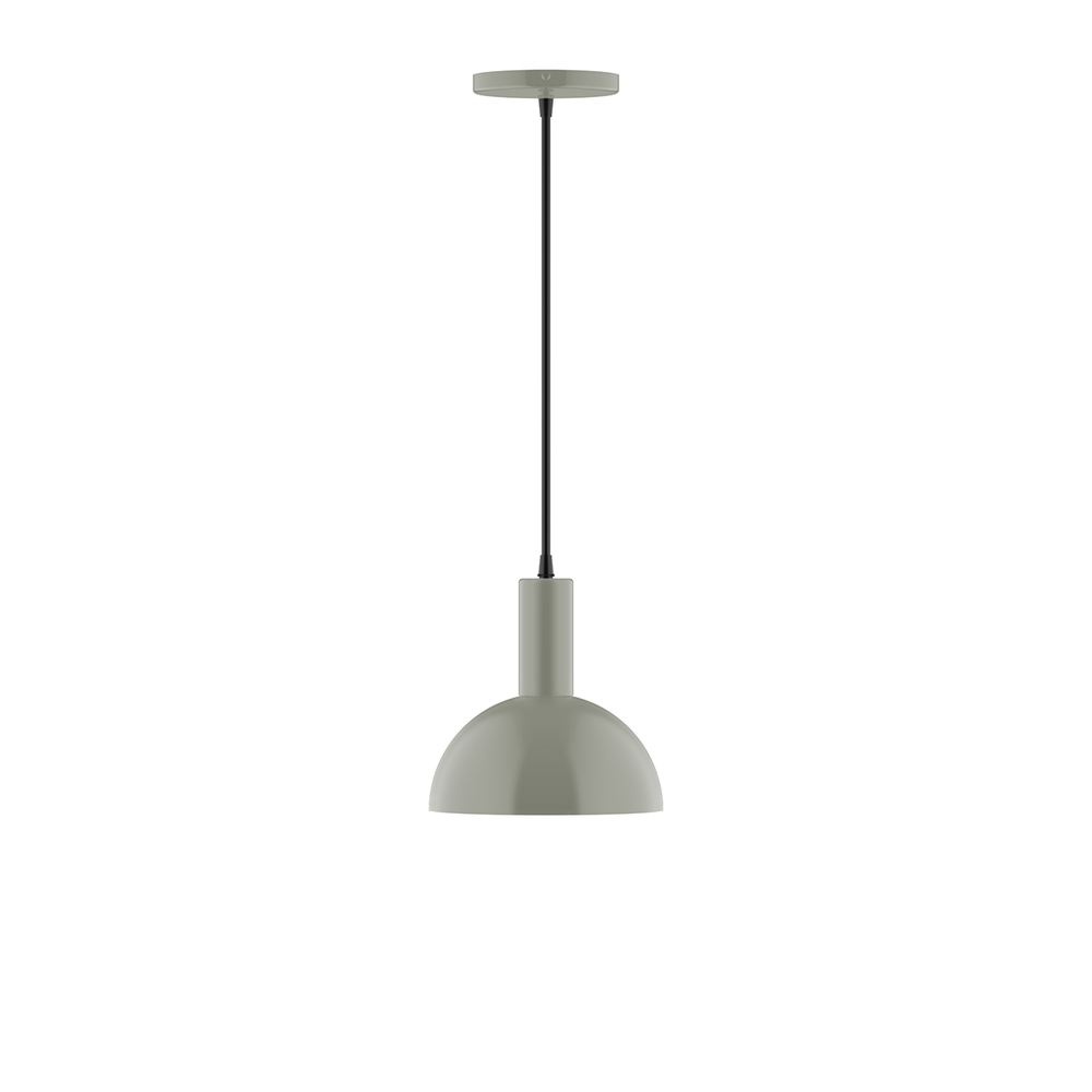 8" Ray Pendant, Moss Green