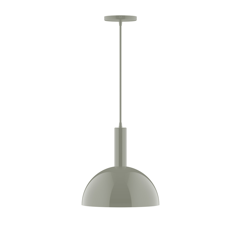 12" Ray Pendant, Moss Green