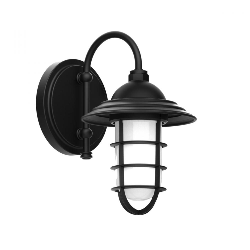 8" Vaportite, wall light, Black