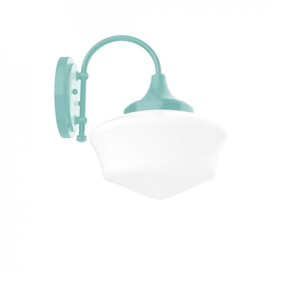 Schoolhouse 12" Wall Sconce in Sea Green