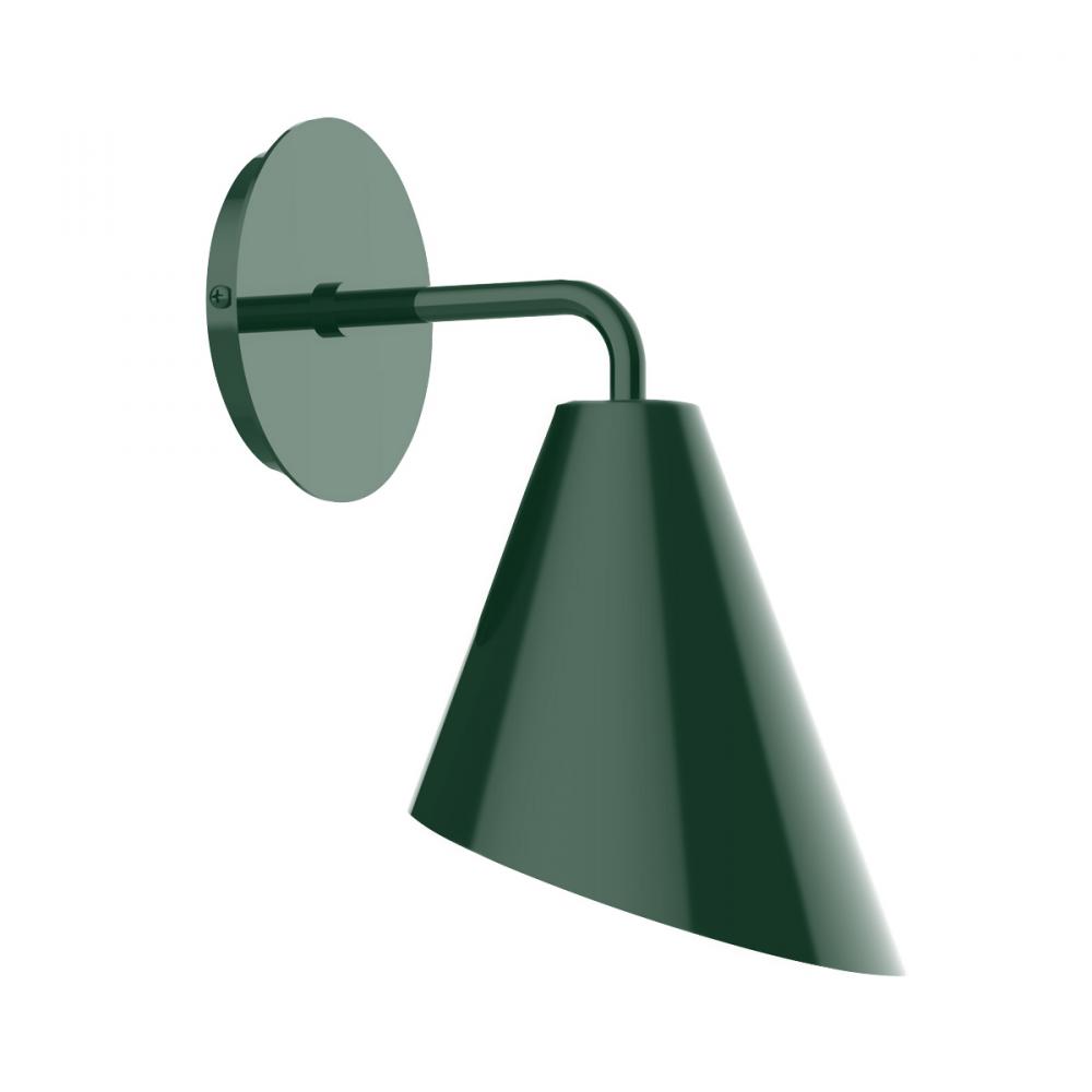 Jasmine wall sconce, Forest Green