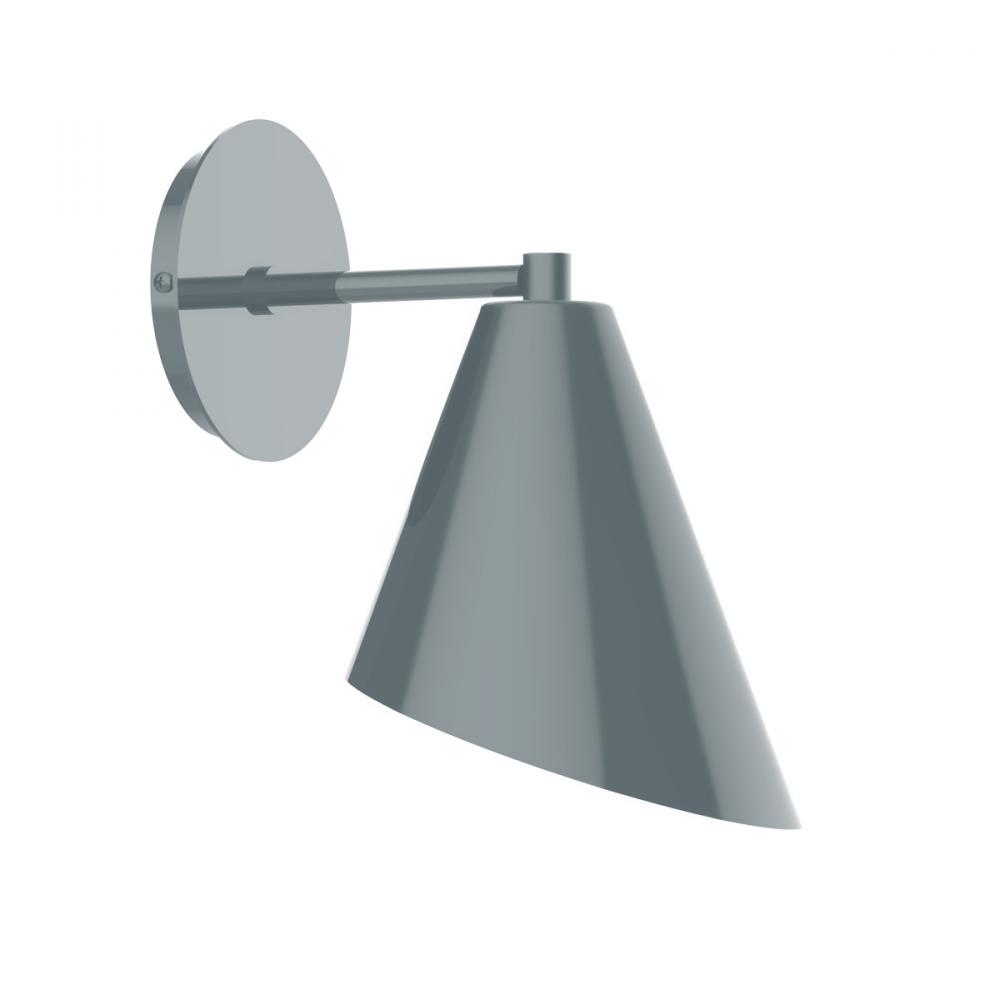 Jasmine wall sconce, Slate Gray