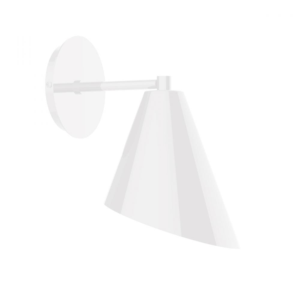 Jasmine wall sconce, White