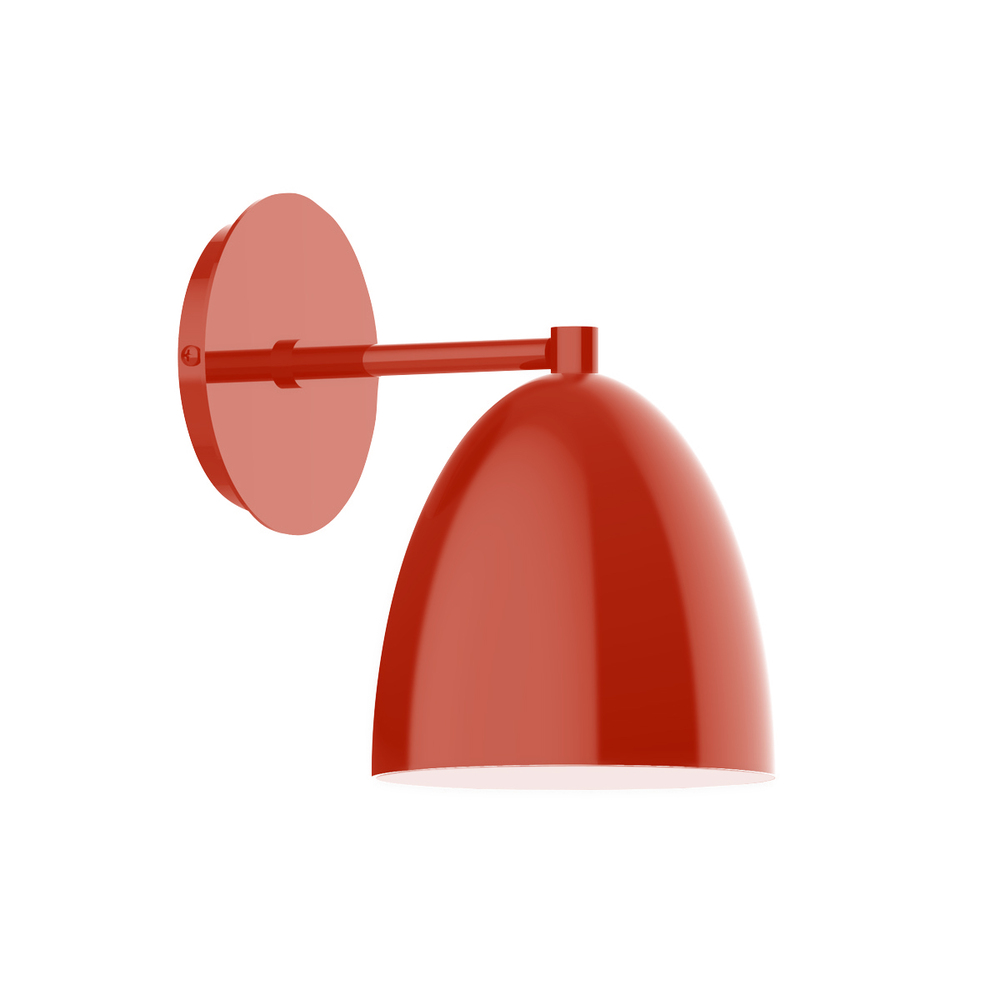 Jill wall sconce, Vermillion