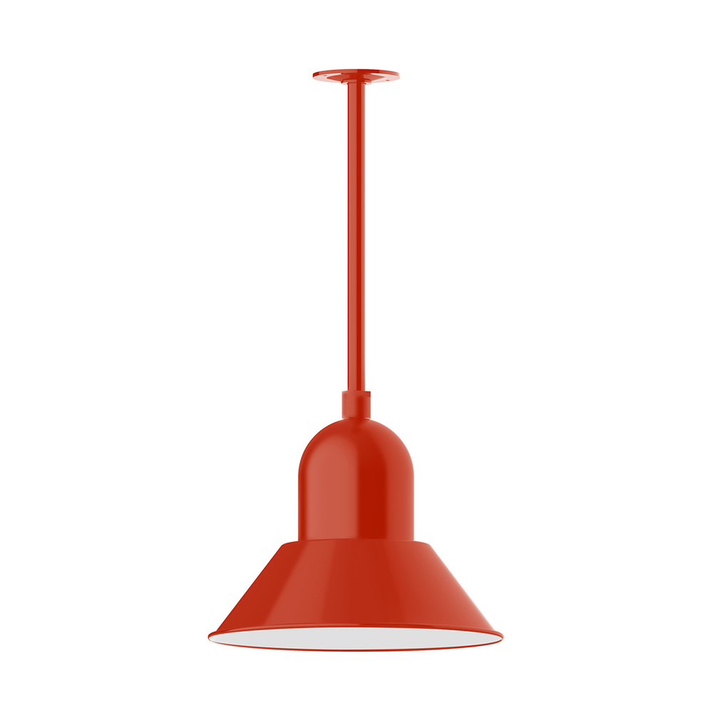 14" Prima, stem mount with canopy, Vermillion