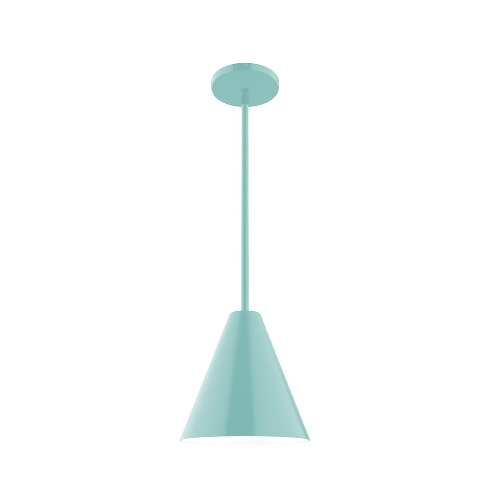 8" Jynx Stem Hung Pendant, Sea Green