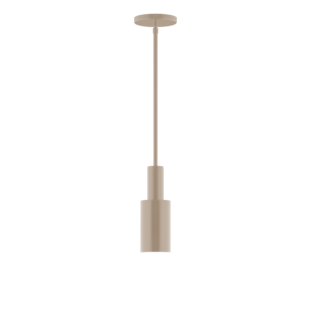 3.5" Spark Stem Hung Pendant, Clay