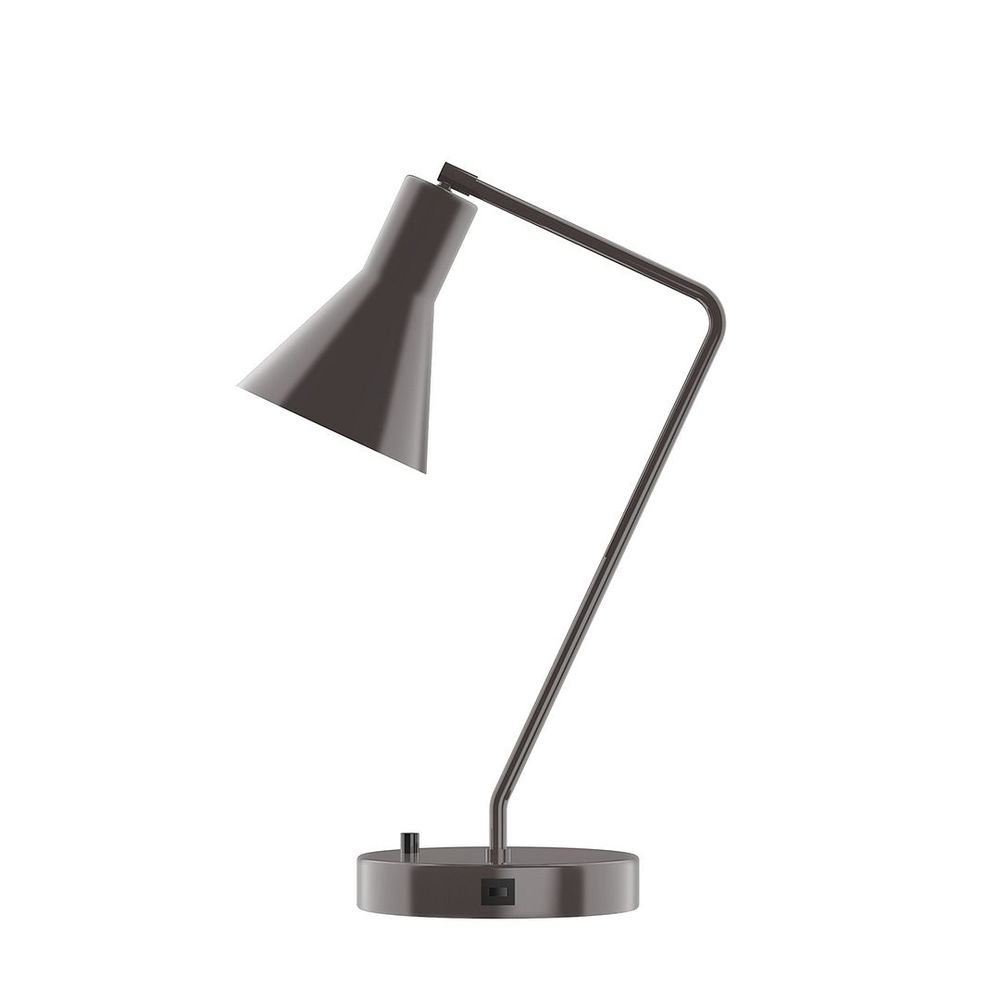 21" J-Series LED Table Lamp, Architectural Bronze