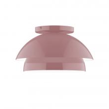 Montclair Light Works FMDX445-20-L10 - 10" Nest LED Flush Mount, Mauve