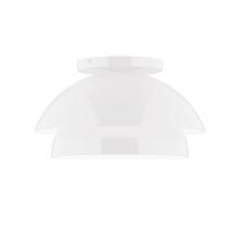 Montclair Light Works FMDX445-44-L10 - 10" Nest LED Flush Mount, White