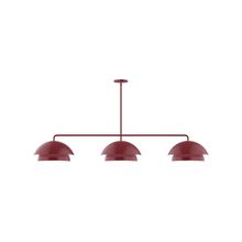 Montclair Light Works MSNX445-55 - 3-Light Axis Linear Pendant