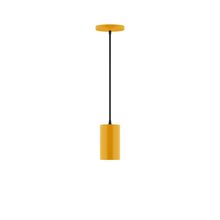 Montclair Light Works PEB425-21 - 3.5" x 6" Beam Pendant, Bright Yellow