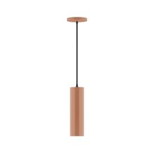 Montclair Light Works PEB426-19 - 3.5" x 12" Beam Pendant, Terracotta