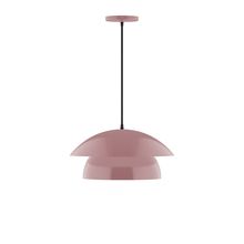 Montclair Light Works PEBX446-20-L12 - 16" Nest LED Pendant, Mauve