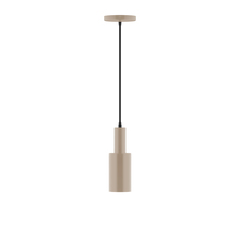Montclair Light Works PEBX450-18-C21 - 3.5" Spark Pendant, white cord with canopy, Clay