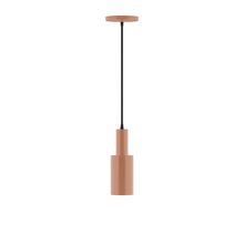 Montclair Light Works PEBX450-19-C21 - 3.5" Spark Pendant, white cord with canopy, Terracotta