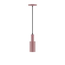 Montclair Light Works PEBX450-20-C21 - 3.5" Spark Pendant, white cord with canopy, Mauve