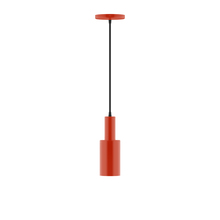 Montclair Light Works PEBX450-26-C21 - 3.5" Spark Pendant, white cord with canopy, Vermillion