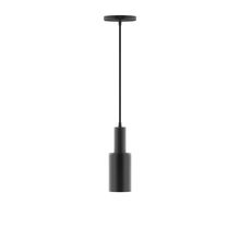 Montclair Light Works PEBX450-41-C21 - 3.5" Spark Pendant, white cord with canopy, Black