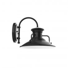 Montclair Light Works SCC142-41-L12 - 12" Homestead shade, wall mount sconce, Black